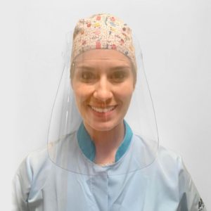 Máscara Face Shield com proteção total para aface